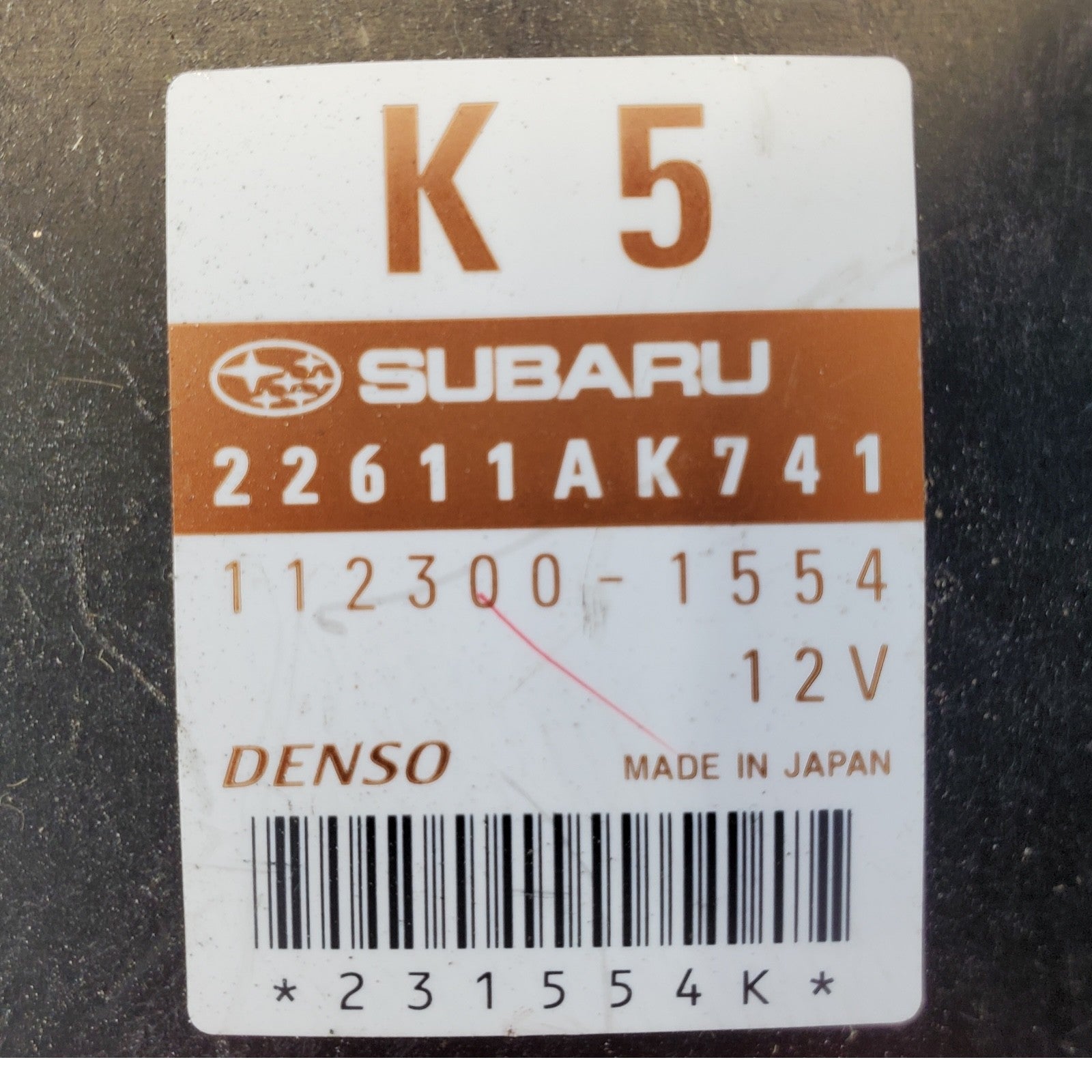 ENGINE COMPUTER SUBARU FORESTER 2006 22611AK741 2.5L PCM ECM ECU X2-763