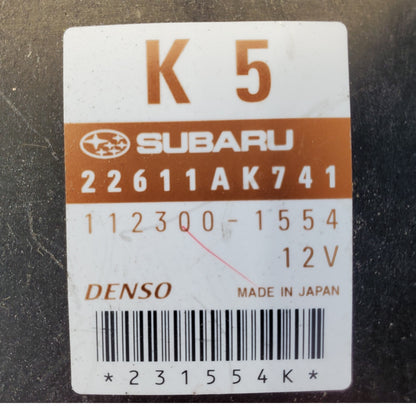 ENGINE COMPUTER SUBARU FORESTER 2006 22611AK741 2.5L PCM ECM ECU X2-763