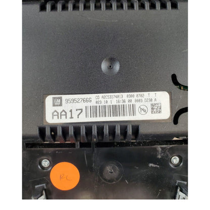 OEM Used 2010-2012 Chevrolet Equinox Radio Switch Climate Control Panel 20920050