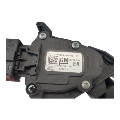 11-15 CHEVROLET CRUZE GAS ACCELERATOR PEDAL OEM, 6PV 009 765-07