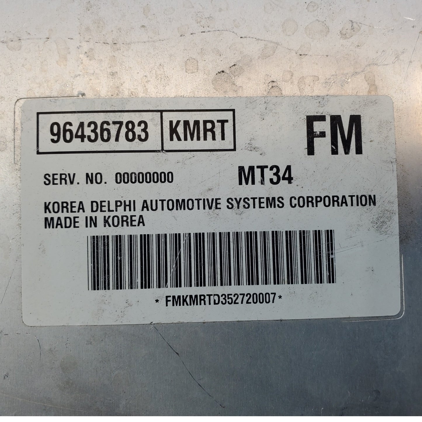 ⭐️06 CHEVROLET AVEO Engine Control Module 96436783