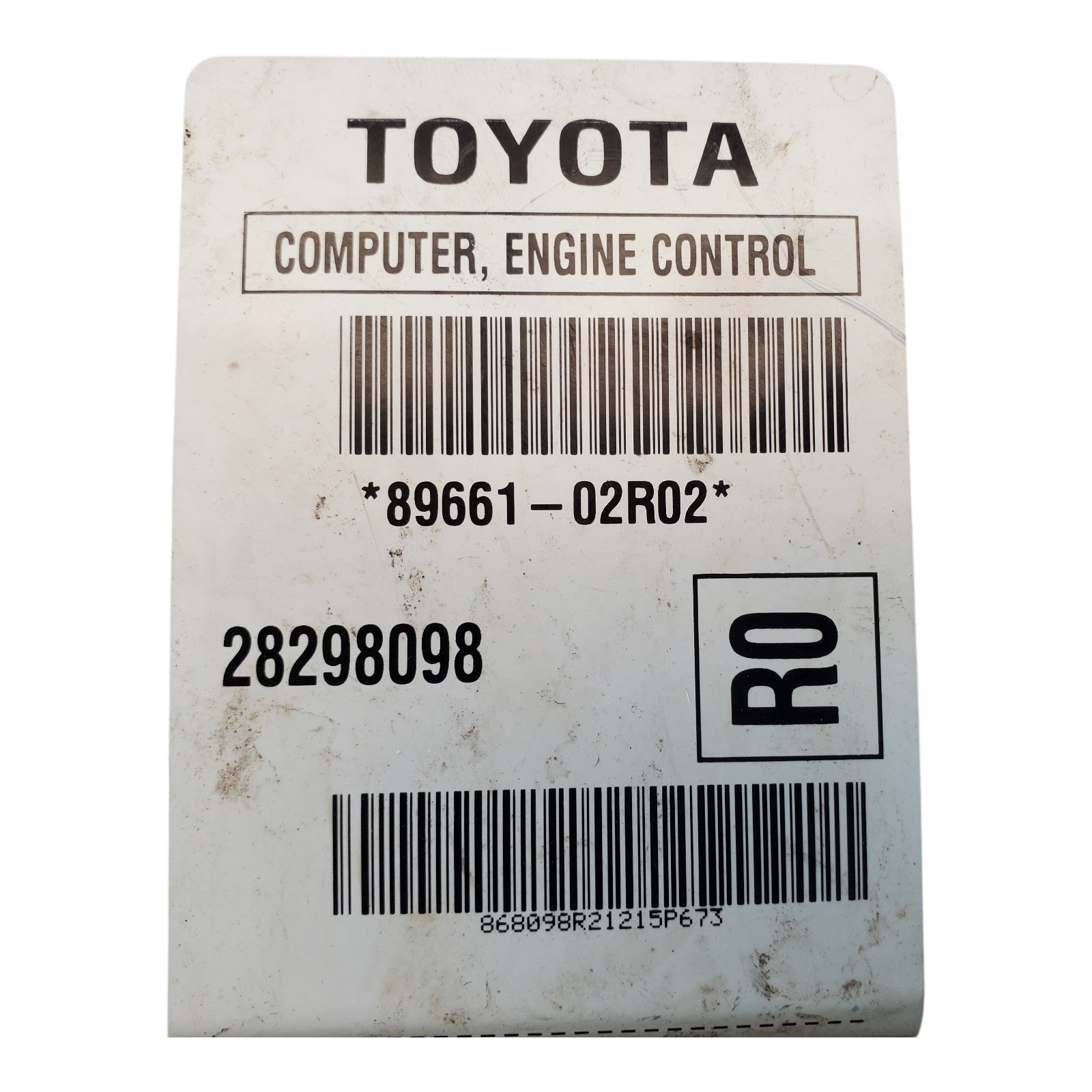 2007 2008 TOYOTA COROLLA Engine Control Module Computer ECU ECM 89661-02R02 OEM