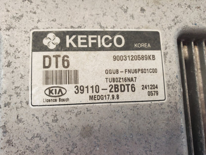 2013-2017 Kia Rio Auto Trans Engine ECU Control Module 39110-2BDT6