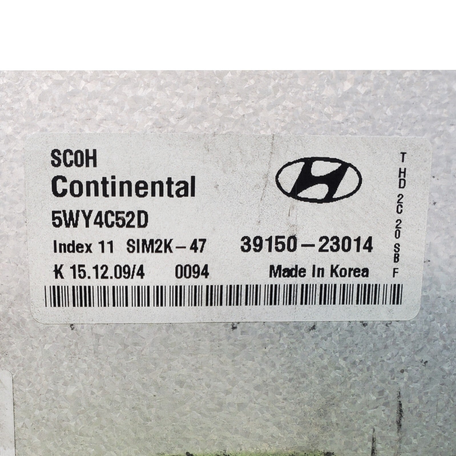 ✅ 10 HYUNDAI ELANTRA 2.0L Engine Control Module ECM Computer 39150-23014