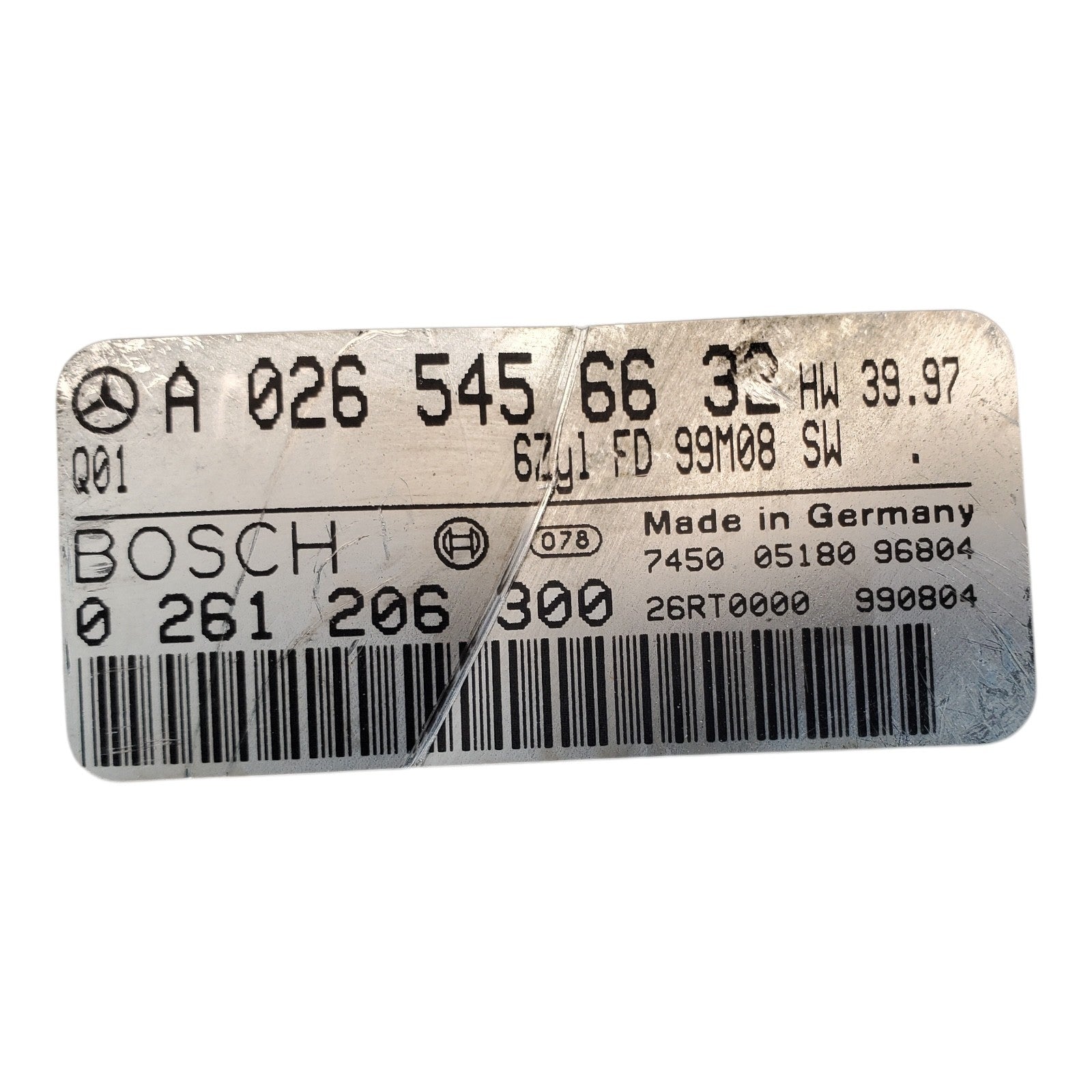98-00 MERCEDES BENZ ML320 E320 C280 A0265456632 ENGINE CONTROL MODULE ECU ECM OE