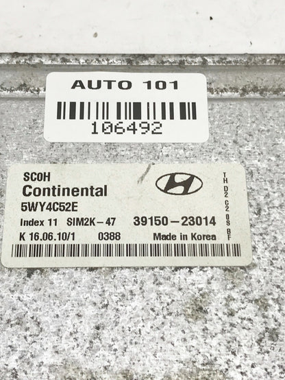 ✅ 10 HYUNDAI ELANTRA 2.0L Engine Control Module ECM Computer 39150-23014 OEM