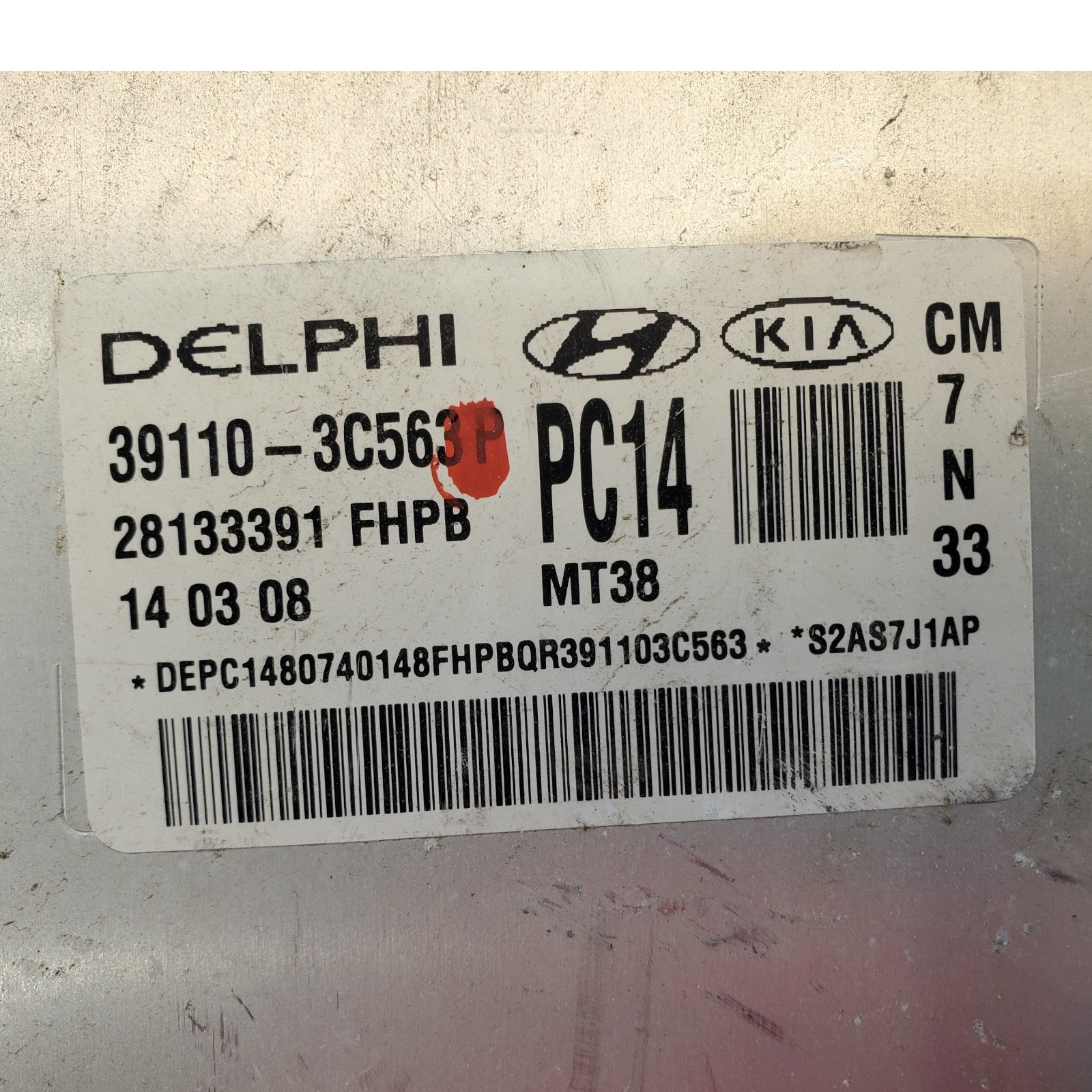 39110-3C563P Engine/motor Brain Box HYUNDAI SANTA FE 07 08 09