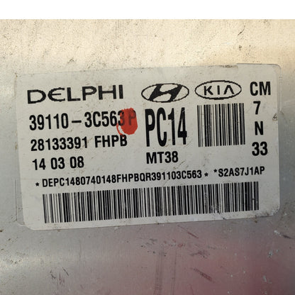 39110-3C563P Engine/motor Brain Box HYUNDAI SANTA FE 07 08 09