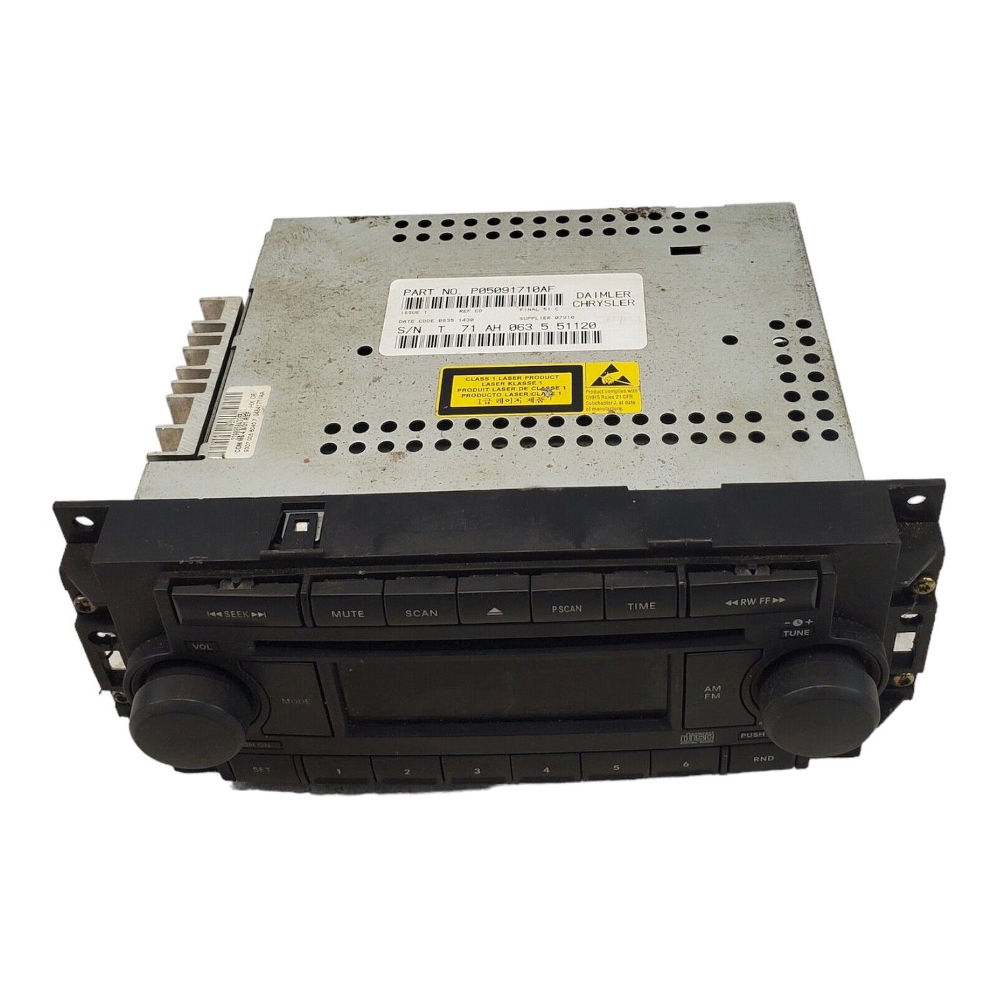 2004 - 2008 Chrysler Jeep Dodge OEM Radio CD Player Receiver P05091710AF