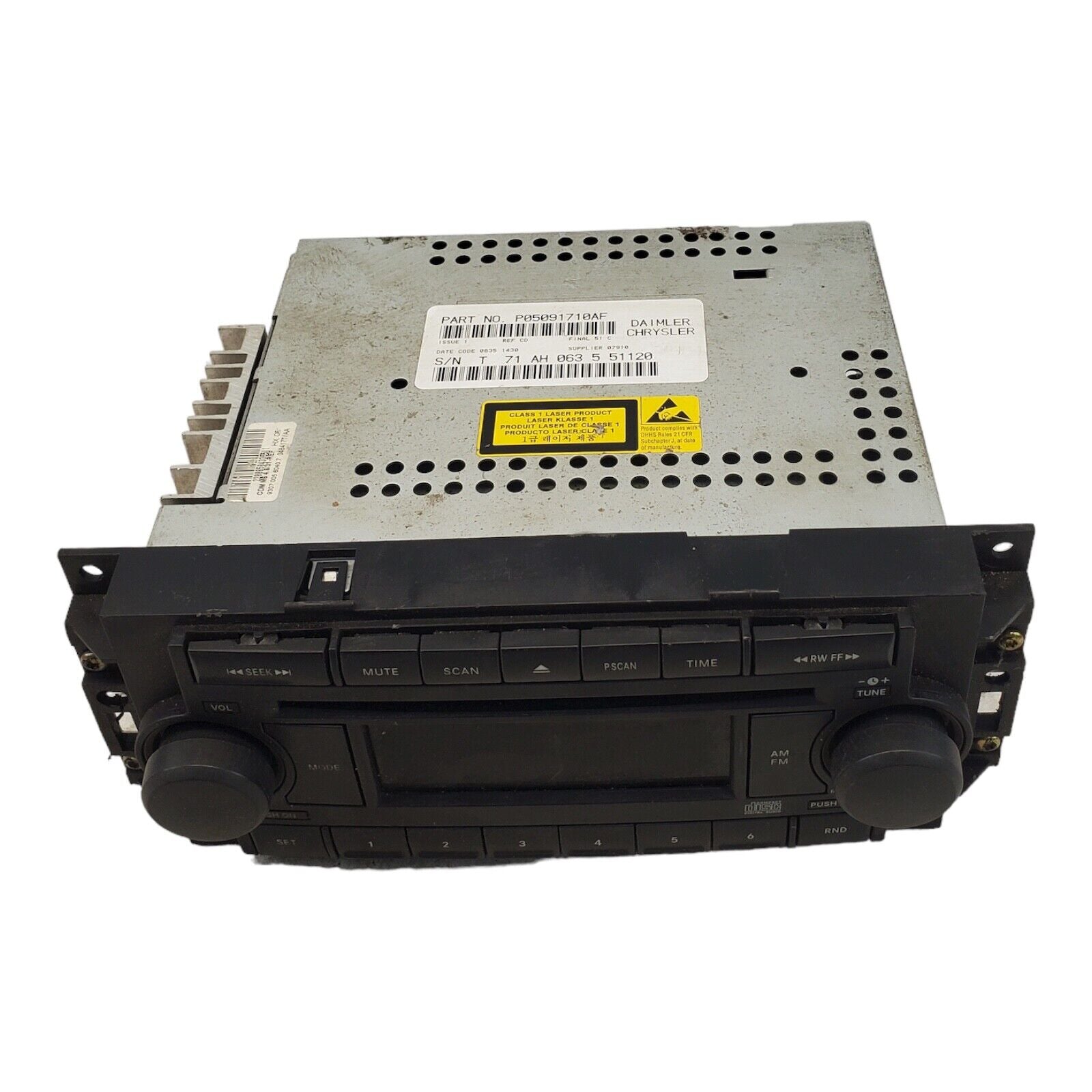 2004 - 2008 Chrysler Jeep Dodge OEM Radio CD Player Receiver P05091710AF
