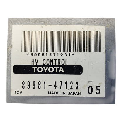 2005 TOYOTA PRIUS HYBRID-ELECTRIC ID 89981-47123 USED OEM