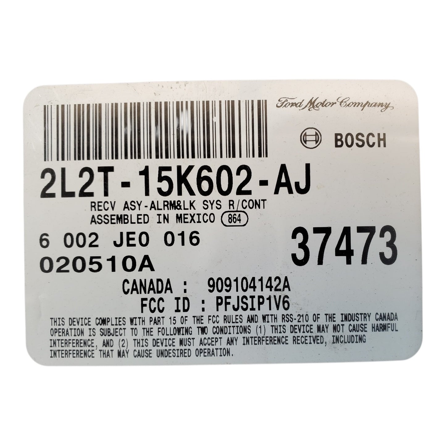 ✅03 OEM Ford Explorer Keyless Entry Anti Control Module 2L2T-15K602-AJ