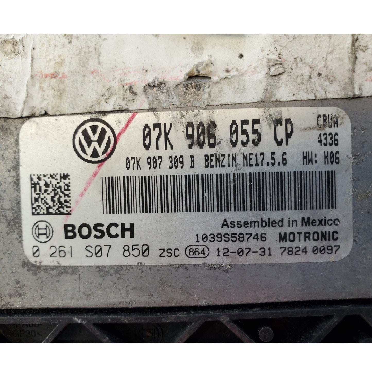 Engine ECM Control Module 2.5L MT Fits 11-14 VW JETTA 07K 906 055 CP 07K906055CP