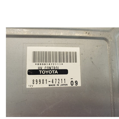 2006-2009 TOYOTA PRIUS HV HYBRID VEHICLE CONTROL MODULE OEM 89981-47211