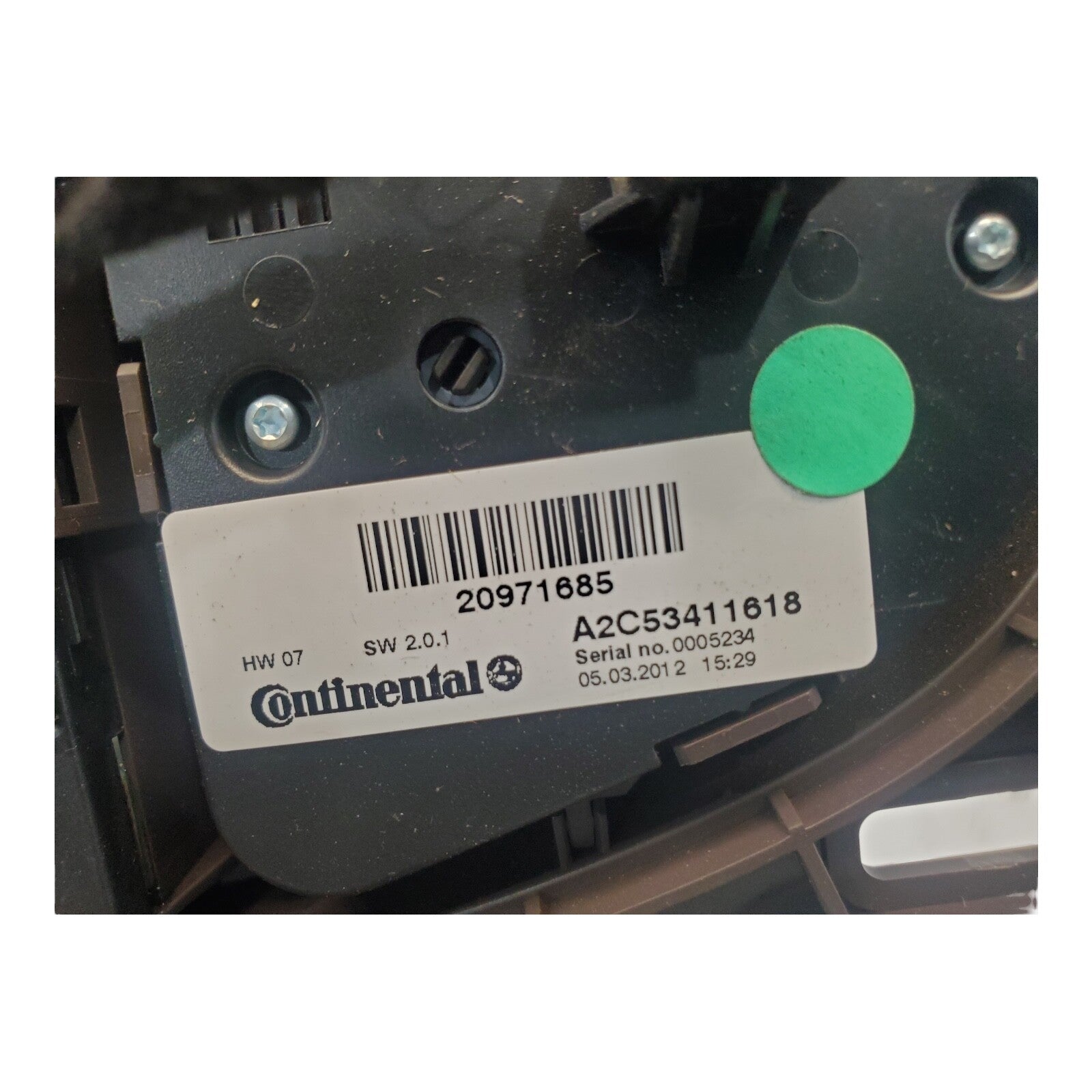 12-16 Buick Verano Radio Receiver Control Panel Part Number 22871094