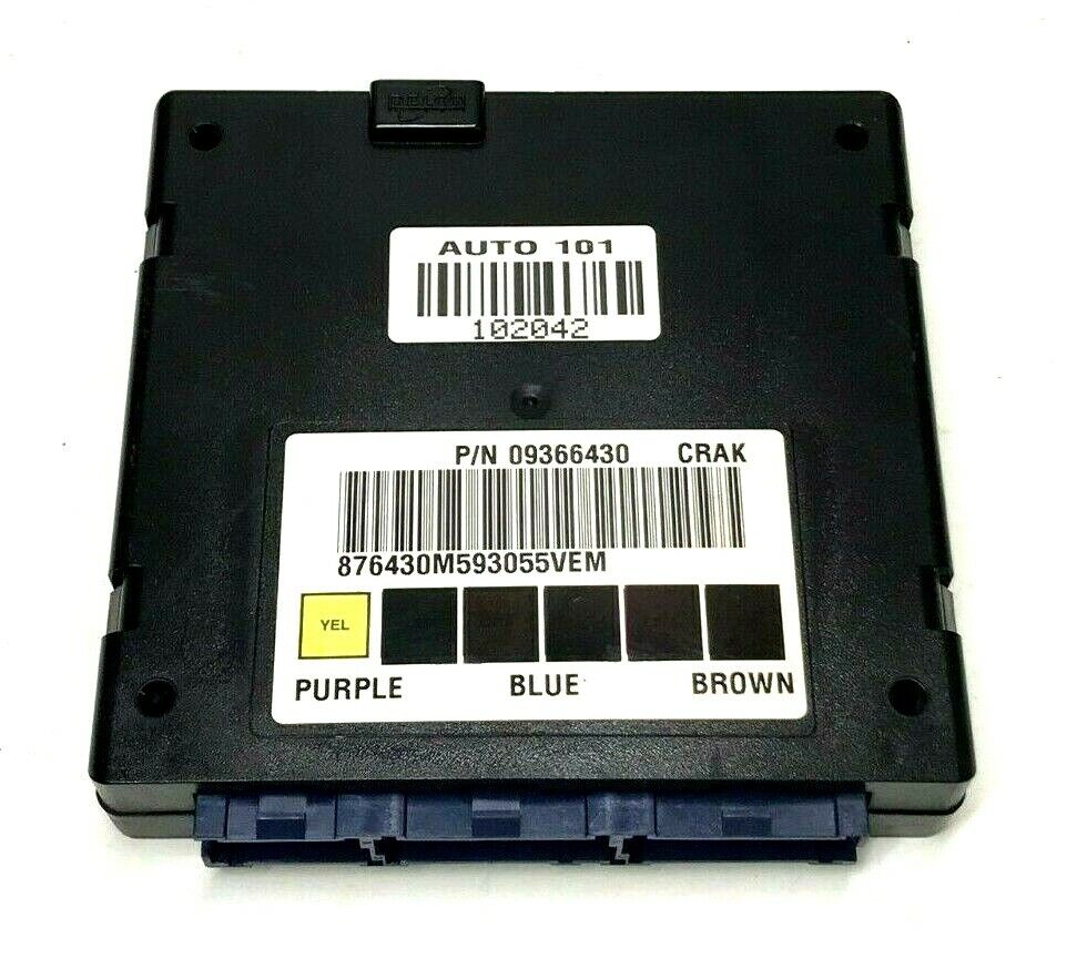 ✅ BCM Programmed to VIN 09366430 CHEVROLET BLAZER S10/JIMMY S15 99-01