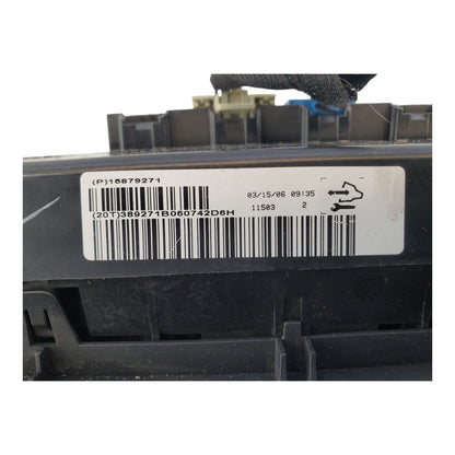 06-10 Chevrolet Impala AC Heat Temp Climate Control Unit 15879271 OEM