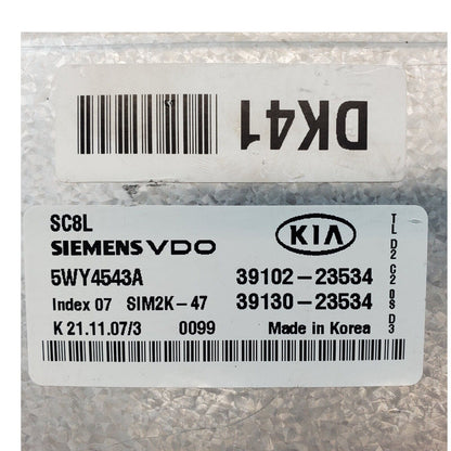 2008 Kia Spectra 2.0L Engine Control Module Unit ECM 39102-23534