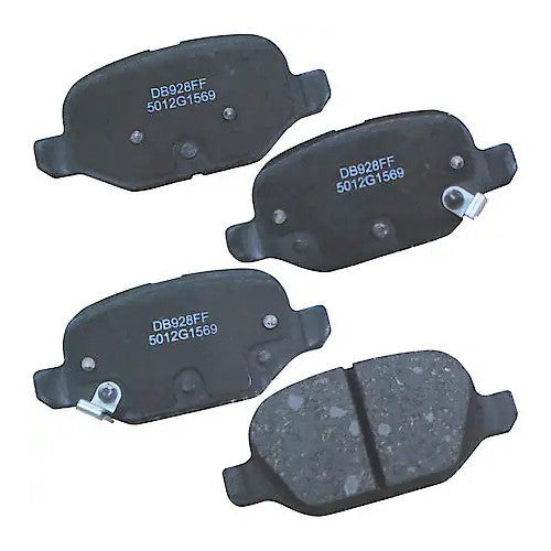 2012-2019 Fiat 500 Disc Brake Pad Set, Rear