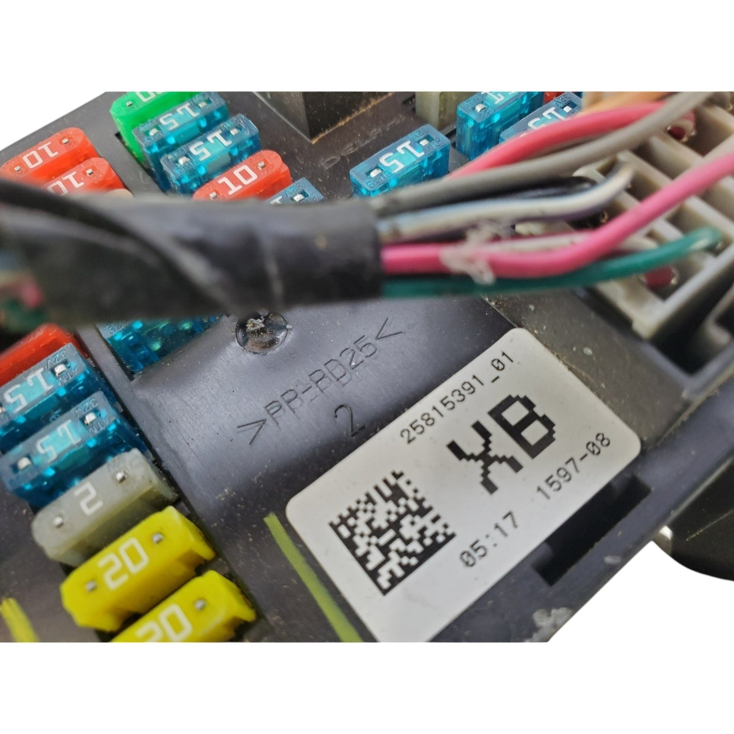 2008 Avalanche 1500 Cabin Fuse Box OEM 25815391-01 5.3L