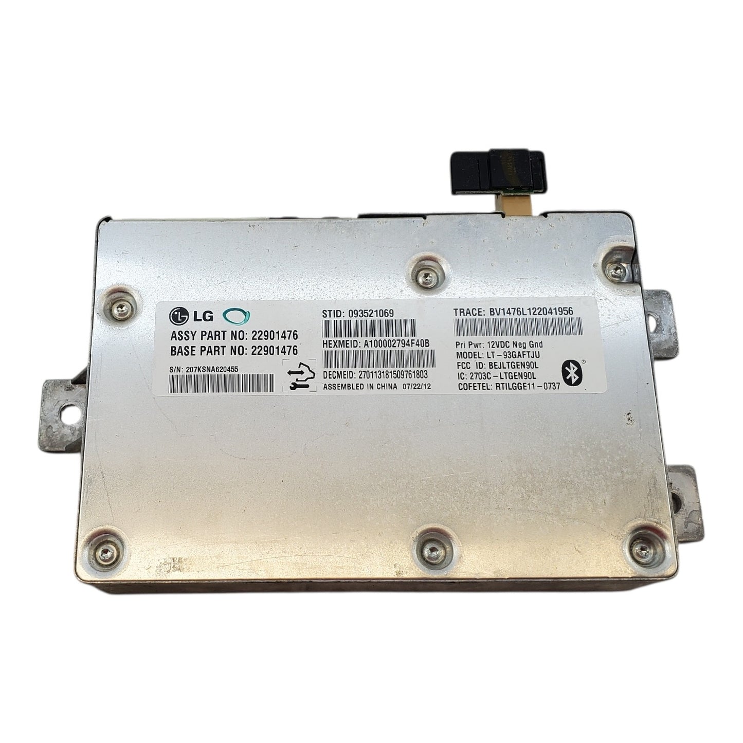 12 13 14 15 16 CHEVROLET IMPALA ONSTAR COMMUNICATION CONTROL MODULE 22901476 OEM