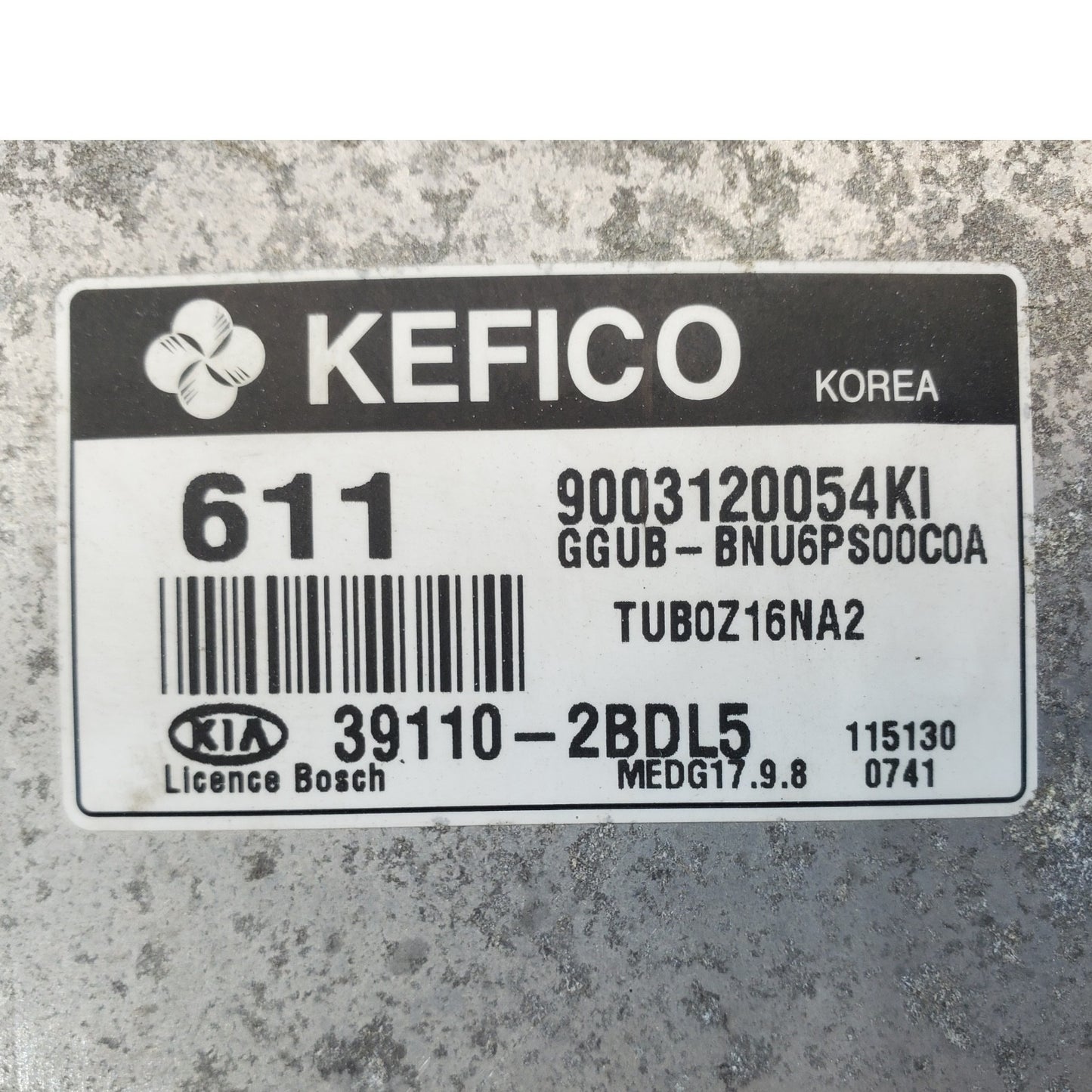 ENGINE COMPUTER KIA RIO 2012 2013 39110-2BDL5 AT PCM ECM ECU OEM