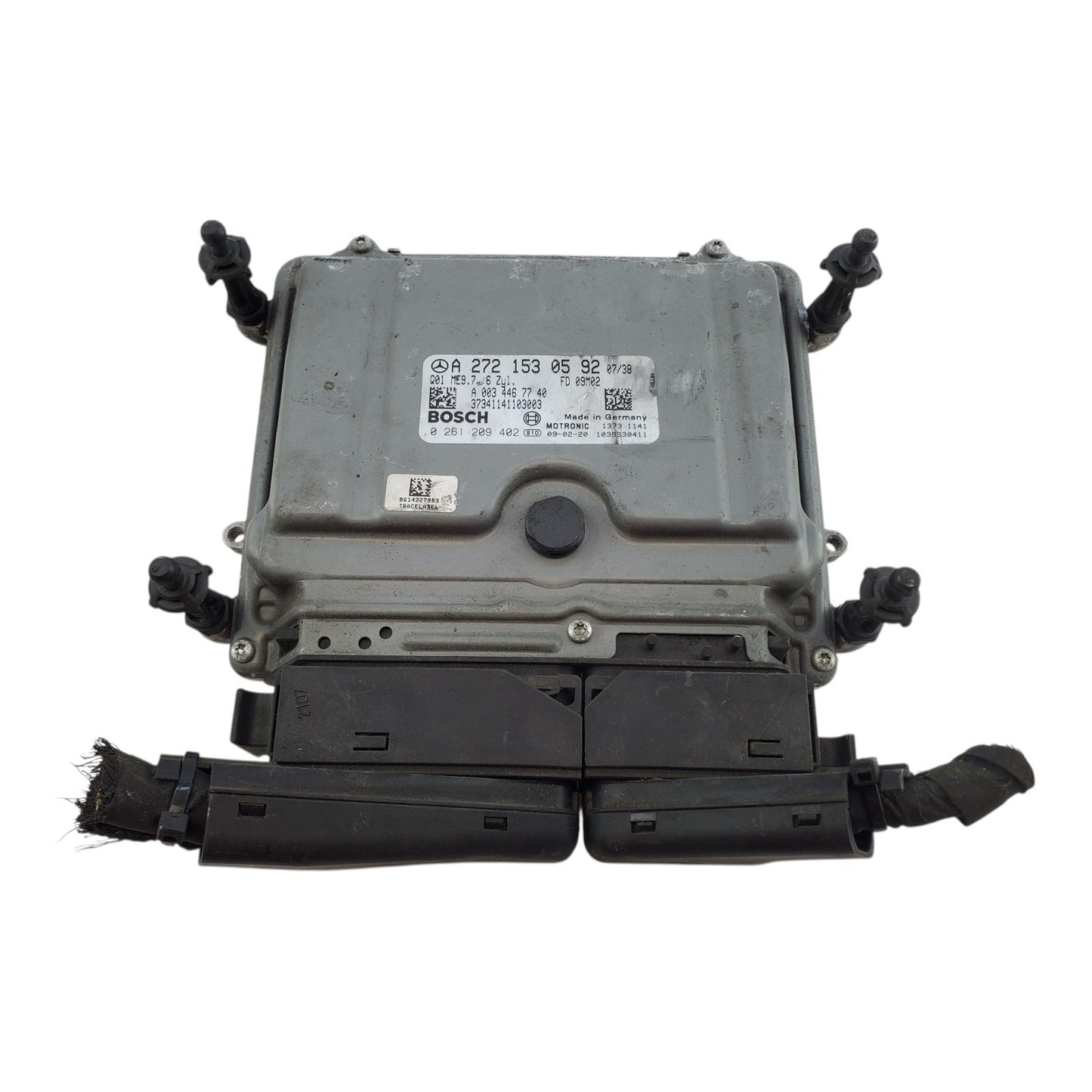 08-11 MERCEDES C CLASS ECM ECU ENGINE MODULE PCM BOSCH 0261209402 A2721530592