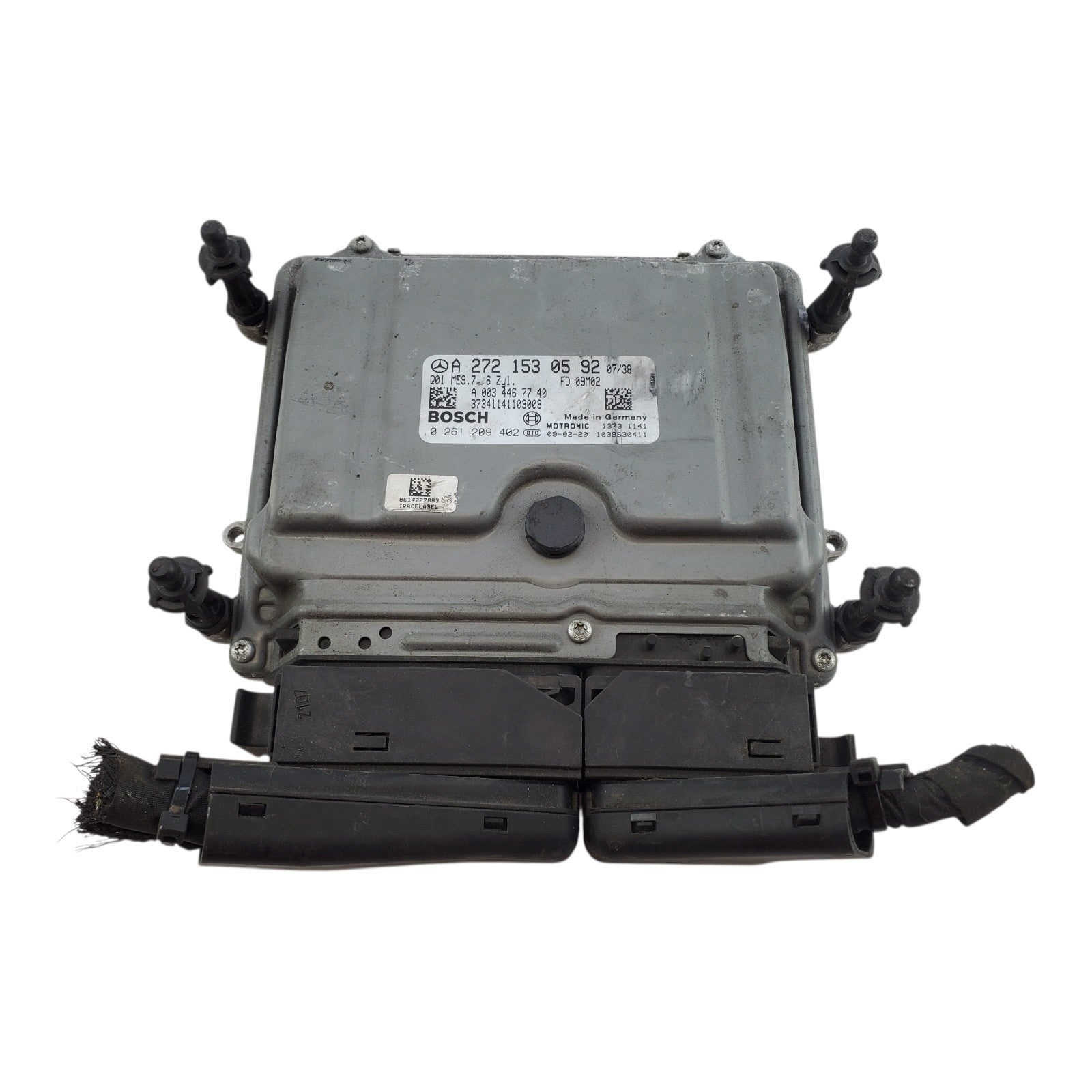 08-11 MERCEDES C CLASS ECM ECU ENGINE MODULE PCM BOSCH 0261209402 A2721530592