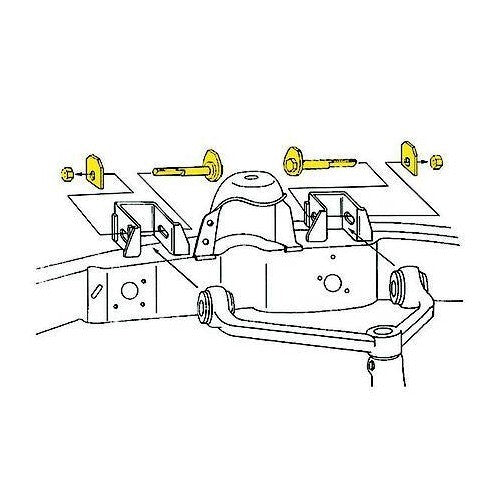 1995-2011 Ford/Mazda Front Alignment Caster / Camber Kit
