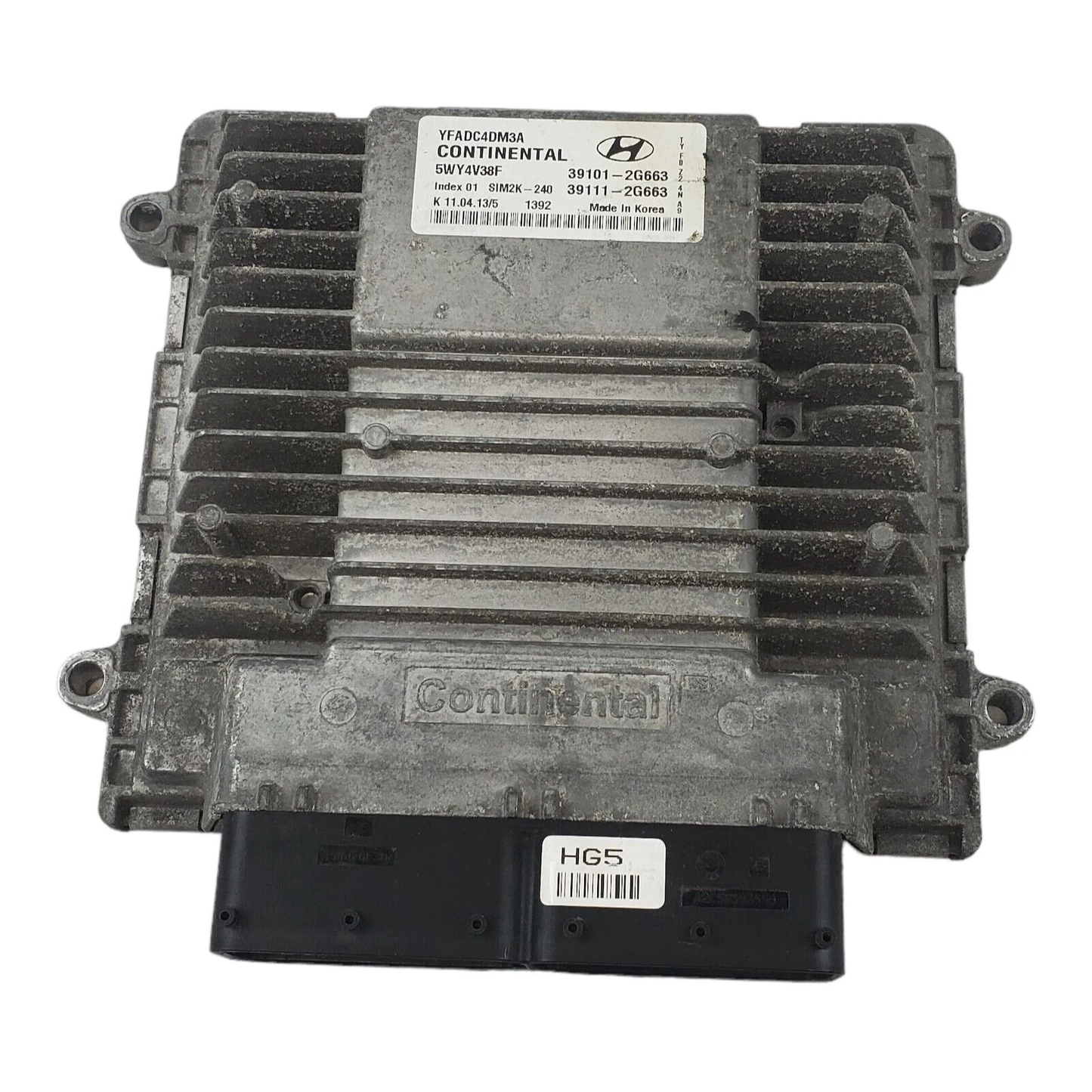 2013 HYUNDAI SONATA Engine Computer ECM ECU P/N: 39101-2G663 OEM