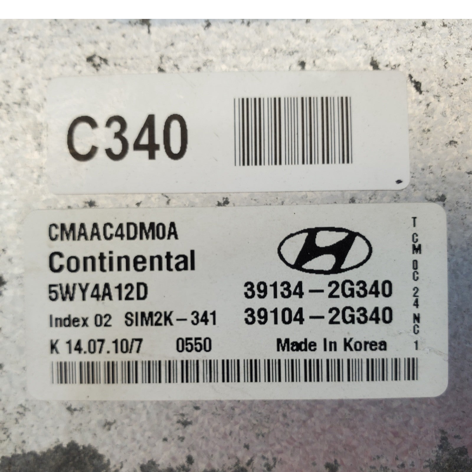 ENGINE COMPUTER HYUNDAI SANTA FE 2010 2011 2012 39104-2G340 39134-2G340 2.4L OEM