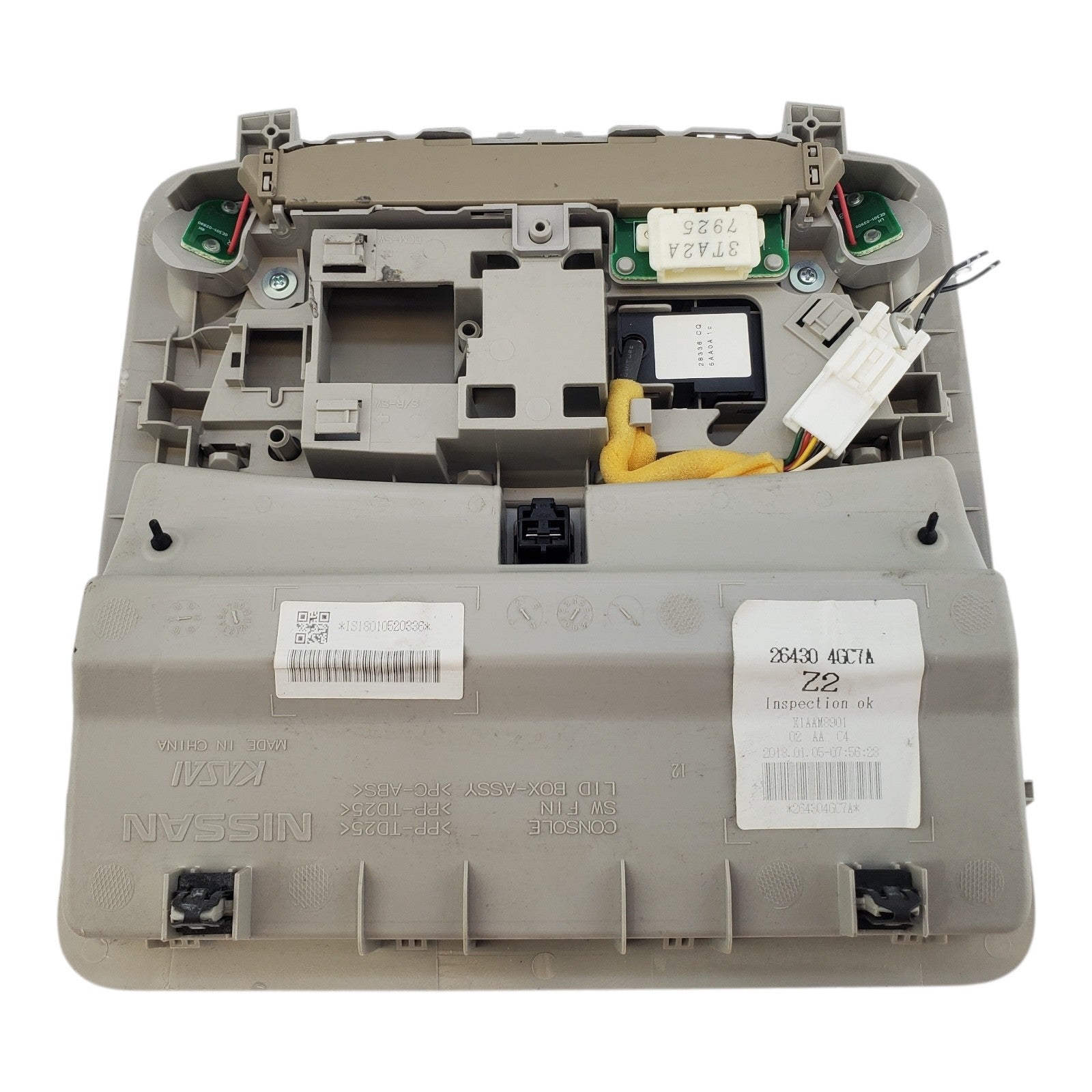 GRAY OVERHEAD CONSOLE 264304GC7A 2018-2020 NISSAN PATHFINDR
