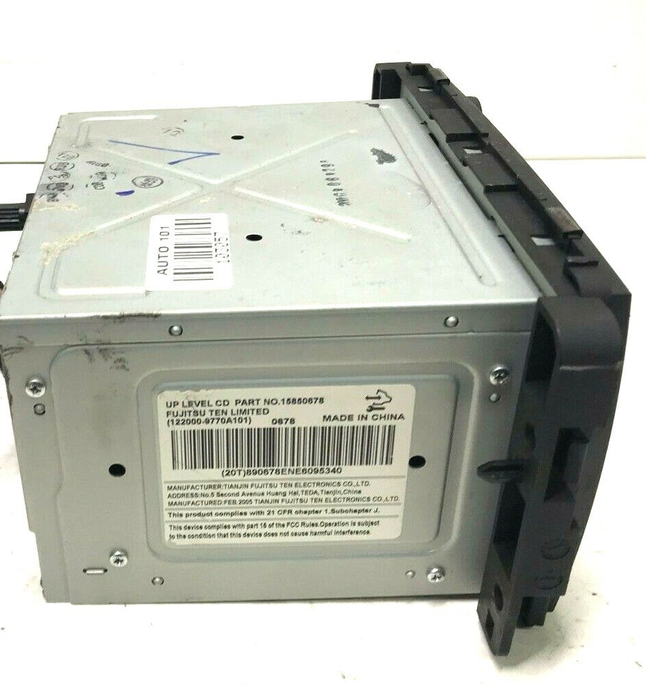 ✅ 07-08 Chevrolet Impala Monte Carlo Radio Cd Player 15850678 OEM UNLOCKED