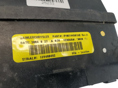 05 DODGE CARAVAN MULTIFUNCTION COMPUTER CONTROL MODULE UNIT 05144507AB OEM