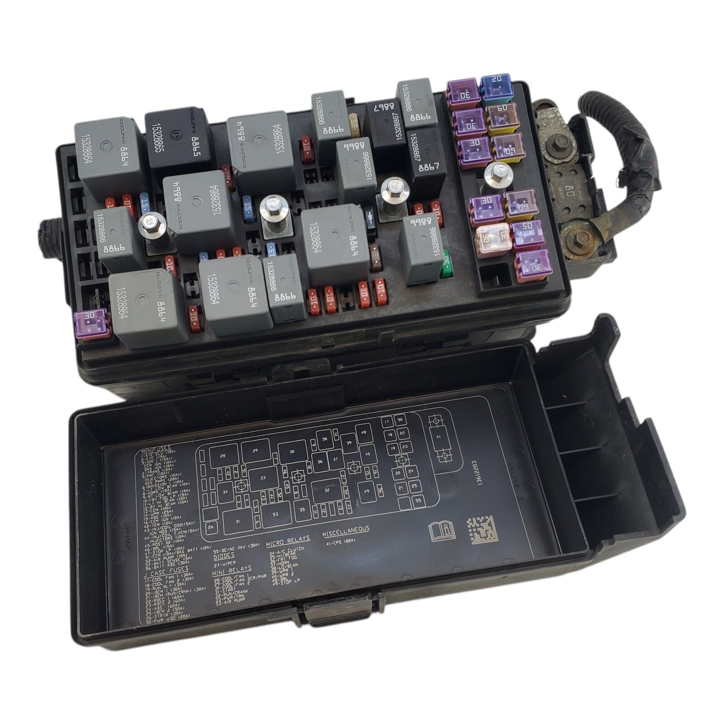 08-11 Chevrolet Malibu Fusebox Relay Module 25883009 OEM