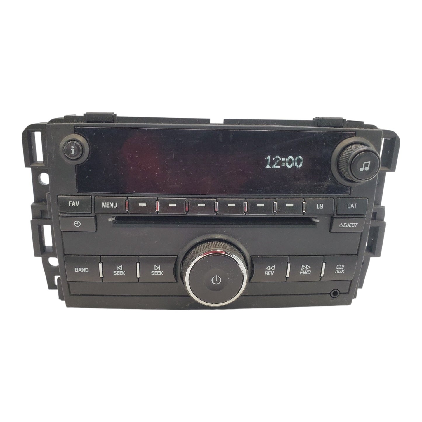 2009-2011 GMC Acadia Radio Receiver AM Mono FM Single CD ID 20935118 OEM