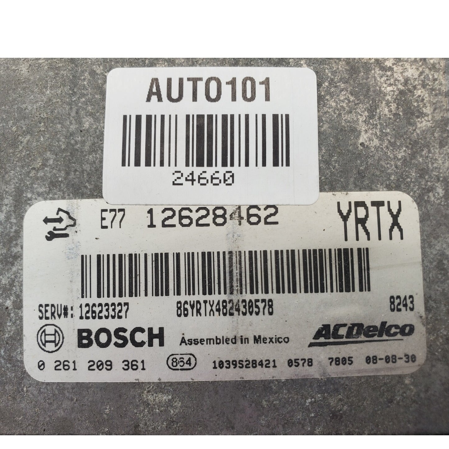 08 09 Cadillac CTS 12628462 YRTX 3.6L ECM Engine Module 