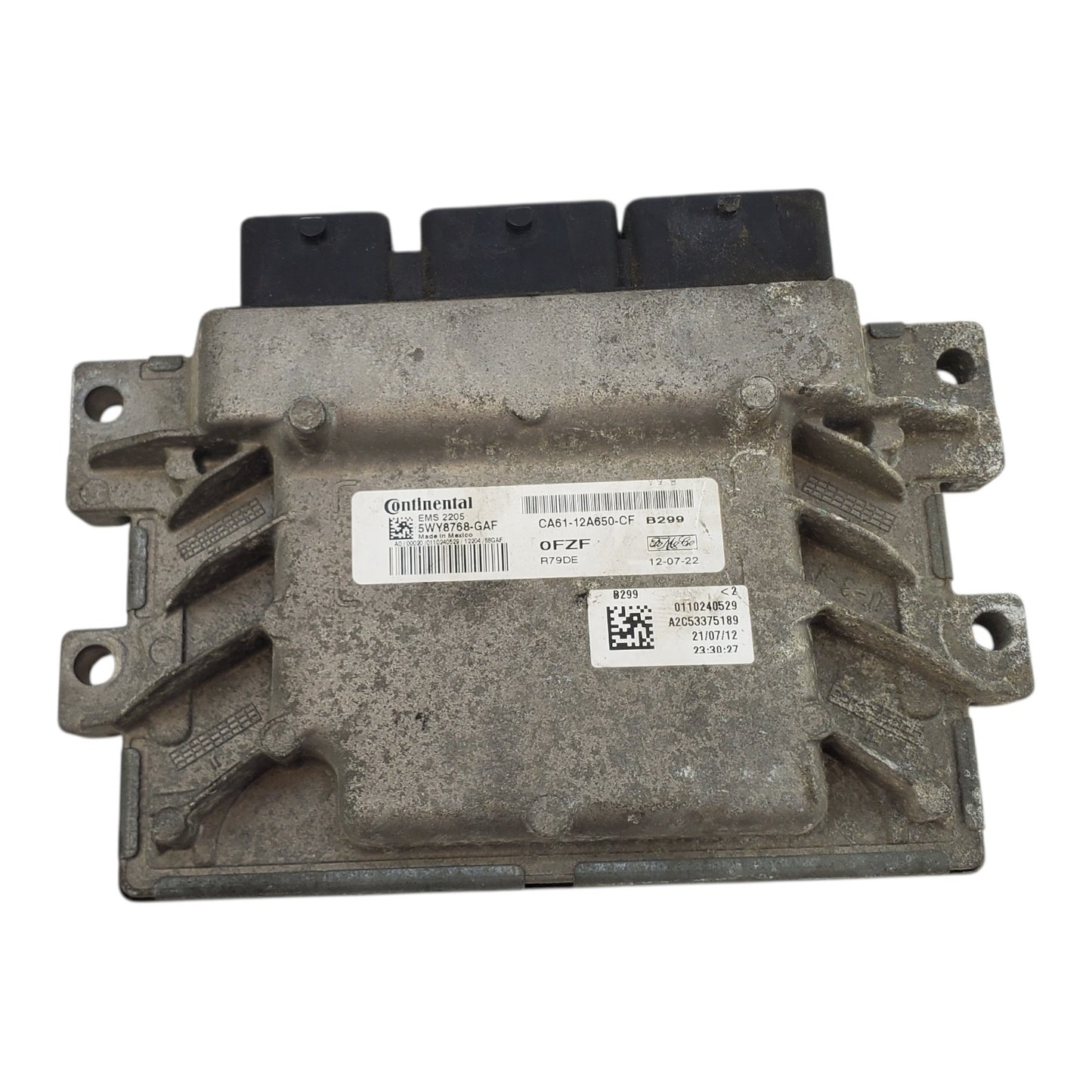 2013 FORD Fiesta 1.6L Engine Control Module ECM ECU OEM 5WY8768-GAF