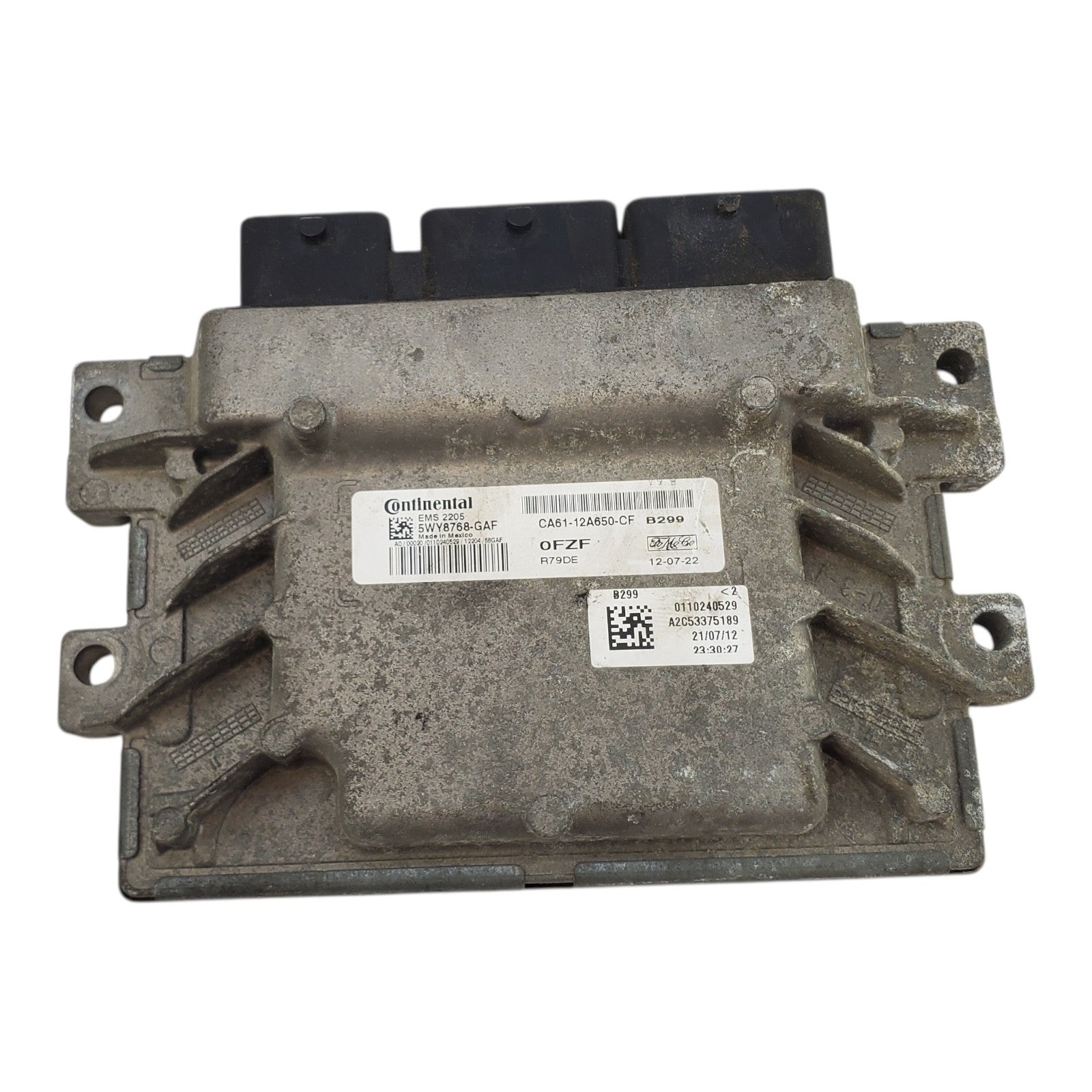 2013 FORD Fiesta 1.6L Engine Control Module ECM ECU OEM 5WY8768-GAF