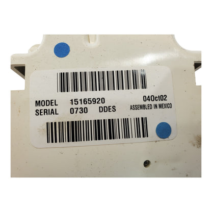 Temperature Control Front Manual Opt CJ3 03-09 GMC Envoy 15165920