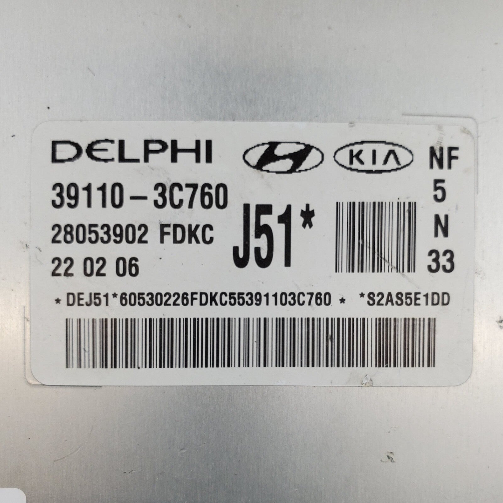✅ 06-08 Hyundai Sonata 3.3L Engine Control Unit ECU 391103C760 / 391103C761 OEM