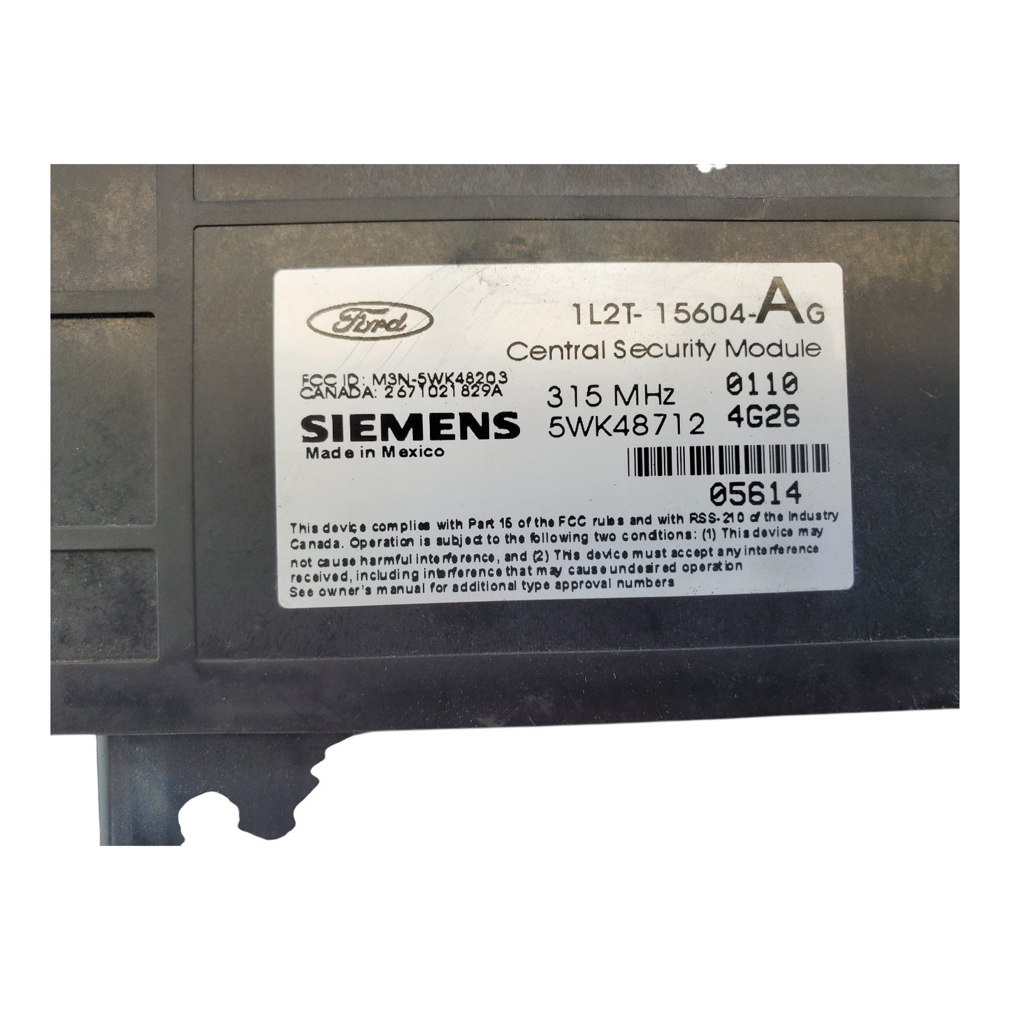 ✅ 02 FORD EXPLORER REMOTE KEYLESS ENTRY MODULE 1L2T-15604-AG