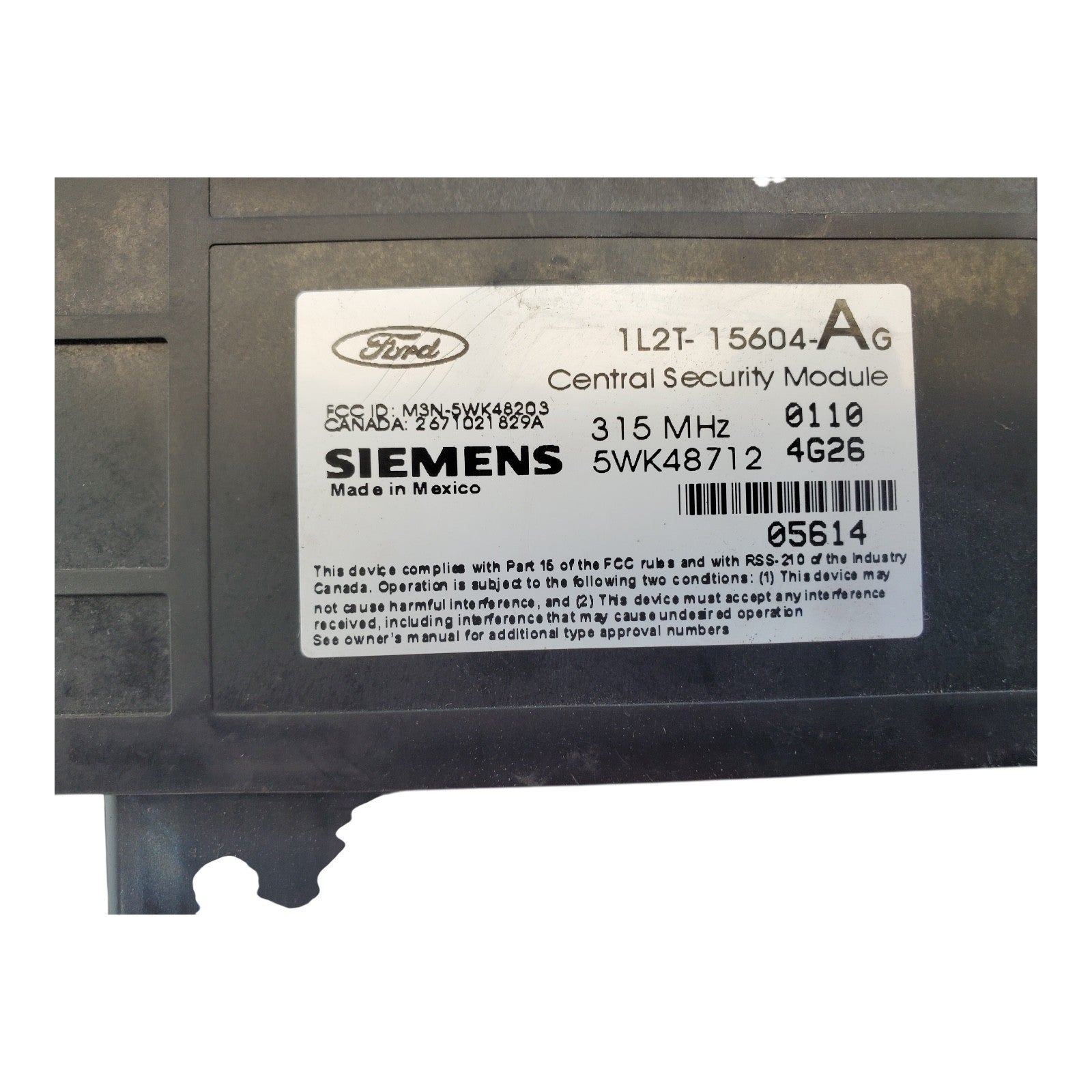 ✅ 02 FORD EXPLORER REMOTE KEYLESS ENTRY MODULE 1L2T-15604-AG
