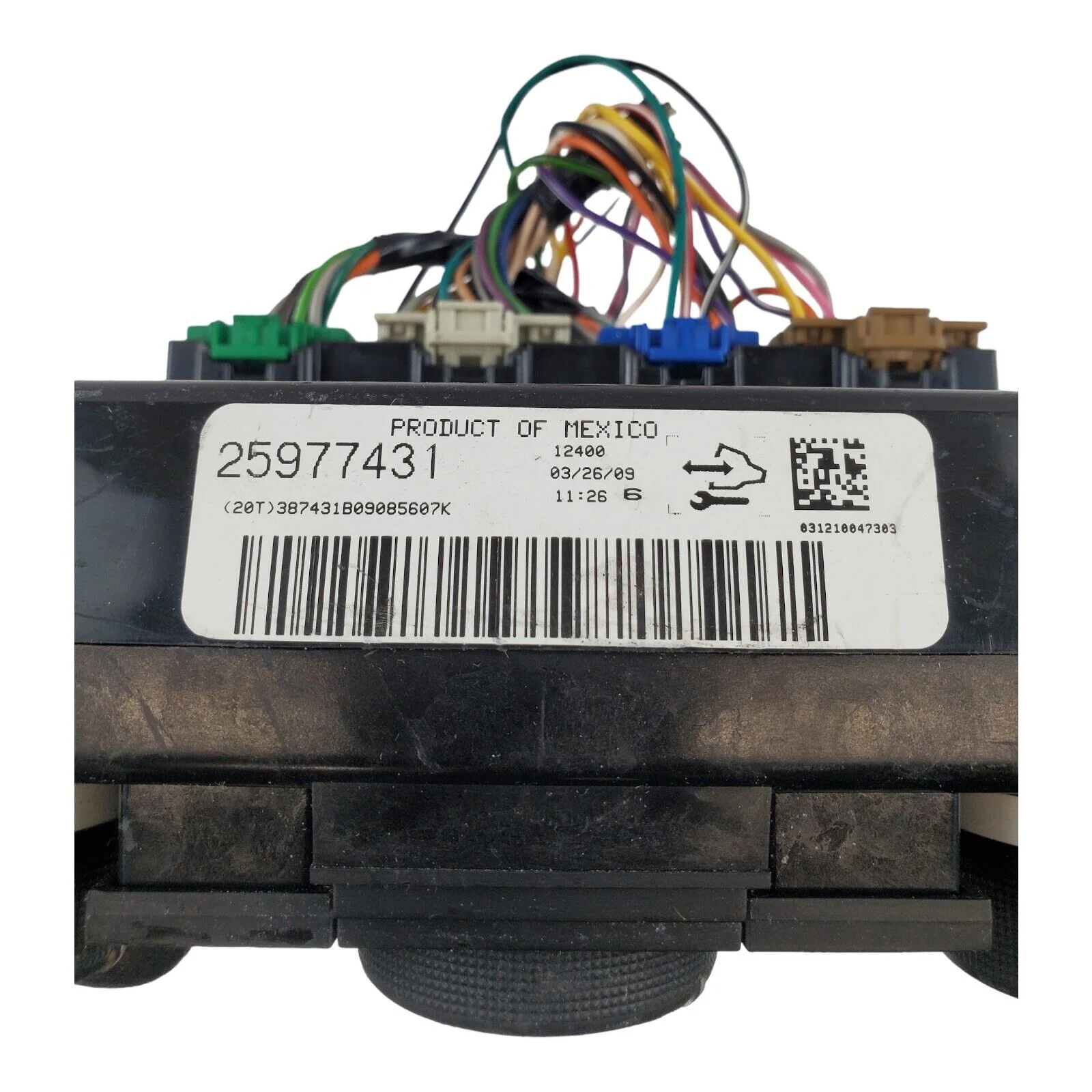 2007-2012 GMC Acadia Front Manual Temperature Climate Control ID 25977431 OEM