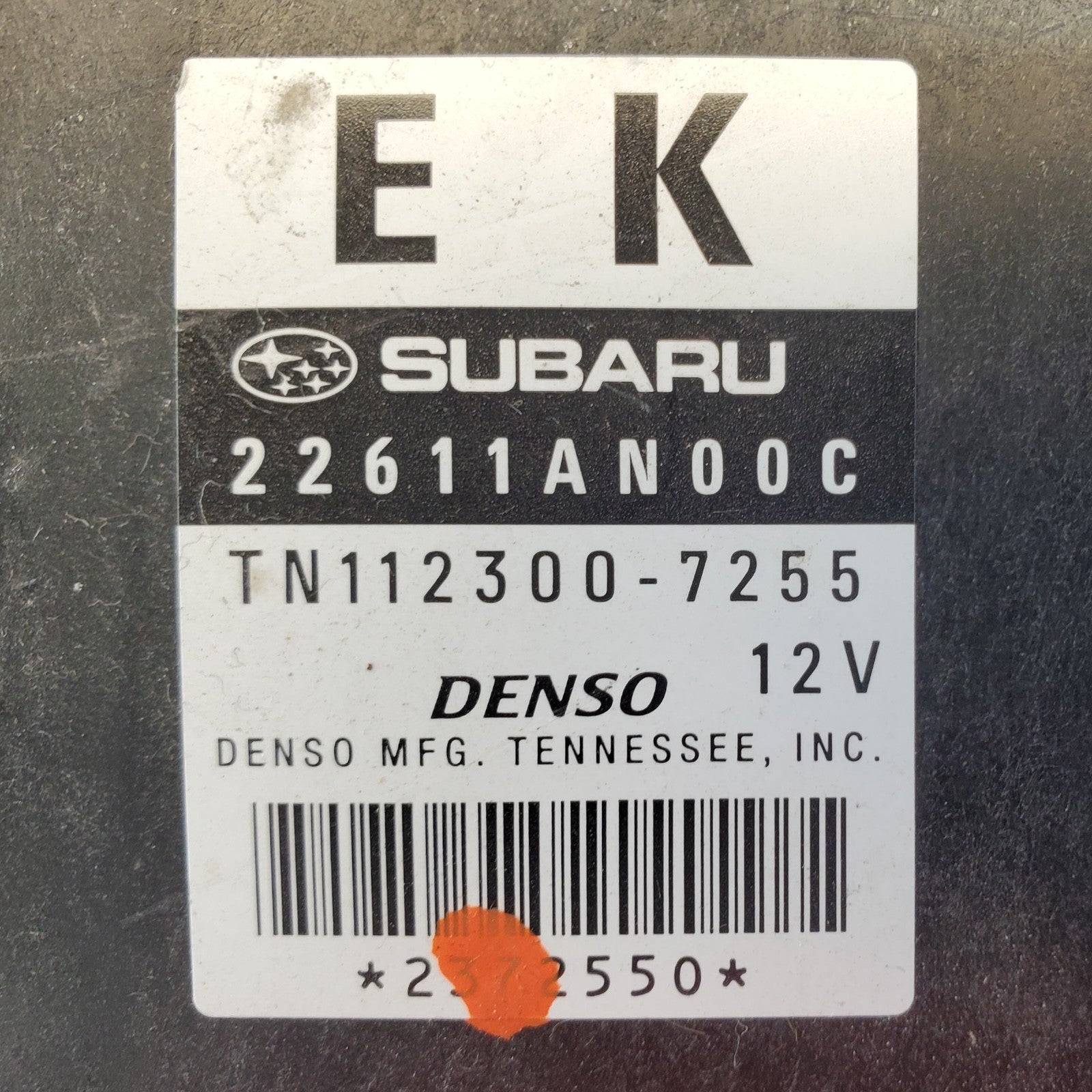 08-09 Subaru Legacy Engine Computer ECM ECU 2.5l Auto 22611AN00C