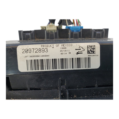 Fits 2006-11 CHEVY IMPALA Heater A/c Control OEM:20972893