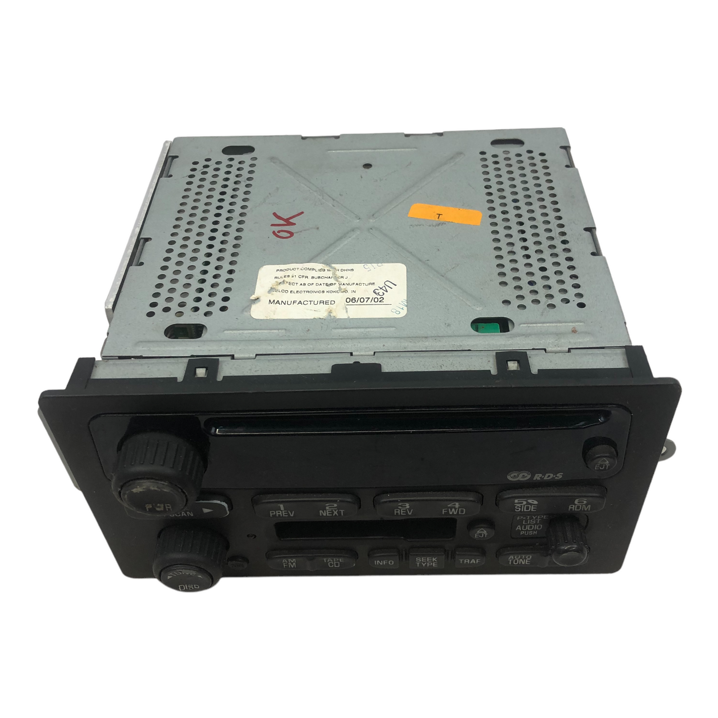 ✅ 02-03 GMC ENVOY AM FM CD Cassette Player Radio Receiver OEM 15169582 UNLOCKED