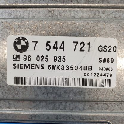 2004 2005 2006 BMW X3 Transmission Control Module TCM 7 544 721 7544721