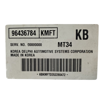 ENGINE COMPUTER CHEVROLET AVEO 2006 96436784 KMFT AT PCM ECM ECU OEM
