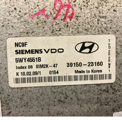 ✅ 09-10 HYUNDAI ELANTRA 2.0L Engine Control Module ECM Computer 39150-23160